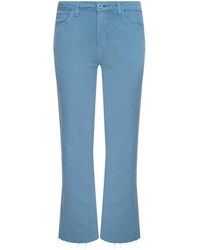 L'Agence - Wanda Cropped Wide-Leg Jean - Lyst