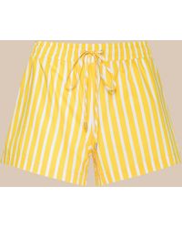 L'Agence - Royce Poplin Short - Lyst