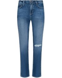 L'Agence - Nevia Slouchy Straight-Leg Jean - Lyst