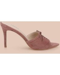 L'Agence - Thames Suede Sandal - Lyst