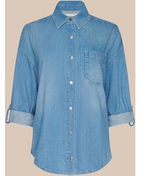 L'Agence - Jorah Oversized Shirt - Lyst