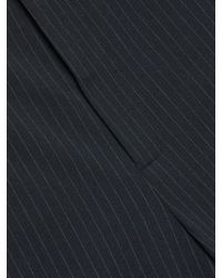 L'Agence - Pantalon À Fines Rayures Rebel, Bleu Nuit À Fines Rayures Ivoire - Lyst