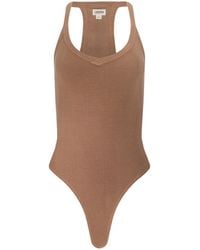 L'Agence - 'Agence Wrenna Racerback Bodysuit - Lyst