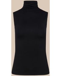 L'Agence - Ceci Sleeveless Turtleneck - Lyst