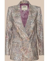 L'Agence - Cambrie Oversized Linen-Blend Blazer - Lyst