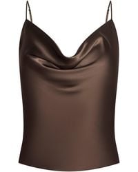 L'Agence - Calista Silk Camisole - Lyst