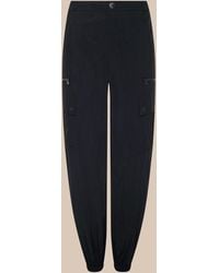 L'Agence - Greer Nylon Jogger Pants - Lyst