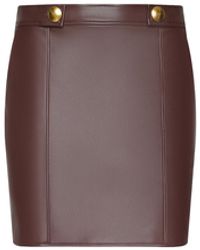 L'Agence - Nolina Mini Skirt - Lyst