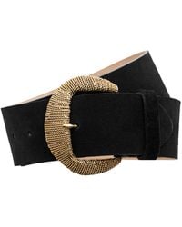 L'Agence - 'Agence Roden Suede Belt - Lyst