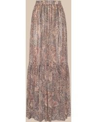 L'Agence - Ursie Maxi Skirt - Lyst
