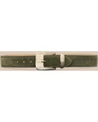 L'Agence - Aya Suede Belt - Lyst