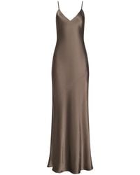 L'Agence - Serita Silk Gown - Lyst