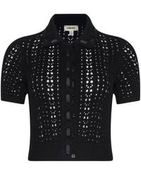 L'Agence - Ninette Knit Top - Lyst