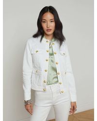 L'Agence - 'Agence Yari Jean Jacket - Lyst