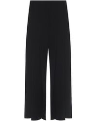 L'Agence - Novalynn Cropped Pleated Pants - Lyst