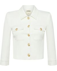 L'Agence - Kumi Cropped Jacket - Lyst