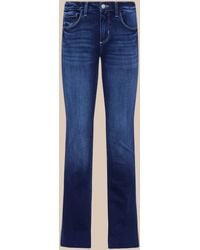 L'Agence - Sneeki Low-Rise Straight-Leg Jean - Lyst