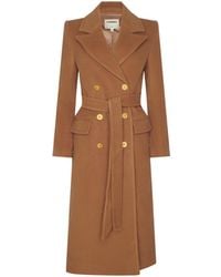L'Agence - Kolina Long Coat - Lyst