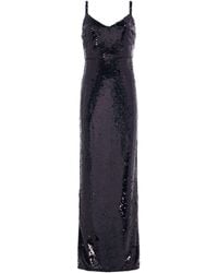 L'Agence - Karma Sequin Maxi Dress - Lyst