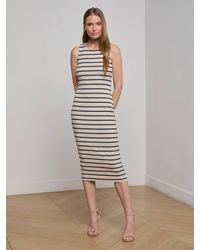 L'Agence - 'Agence Nura Midi Tank Top Dress - Lyst