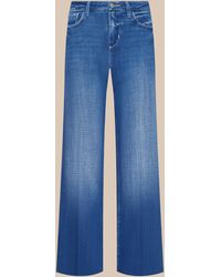 L'Agence - Petite Scottie Wide-Leg Jean - Lyst