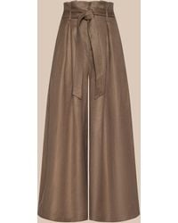 L'Agence - Lowen Linen-Blend Pants - Lyst