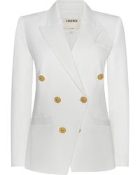 L'Agence - Kyomi Double-Breasted Blazer - Lyst