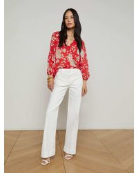 L'Agence - Nolan Patch Pocket Jean - Lyst