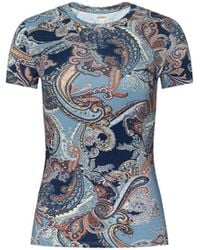 L'Agence - Ressi Fitted T-Shirt - Lyst