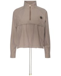 L'Agence - Vex Cropped Windbreaker - Lyst
