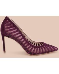 L'Agence - Lenox Mesh Pump - Lyst