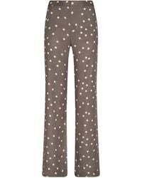 L'Agence - Livvy Straight-Leg Trouser - Lyst