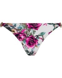L'Agence - String Bikini Bottom - Lyst