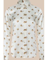 L'Agence - 'Agence Tyler Silk Blouse Top - Lyst