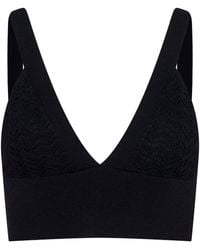 L'Agence - Reverie Pointelle Knit Bralette - Lyst