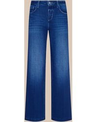 L'Agence - Petite Scottie Wide-Leg Jean - Lyst