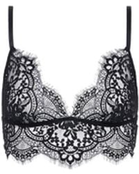 L'Agence - Aislin Lace Bralette - Lyst