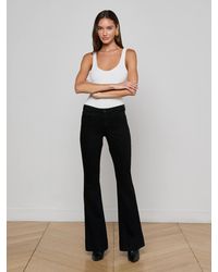 L'Agence - Lenora Low-Rise Flare Jean - Lyst