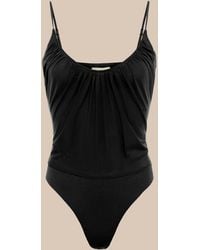 L'Agence - Gelina Mesh Bodysuit - Lyst