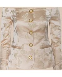 L'Agence - Alice Blazer Top - Lyst
