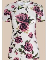 L'Agence - 'Agence Ressi Fitted T-Shirt - Lyst