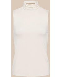 L'Agence - Ceci Sleeveless Turtleneck - Lyst