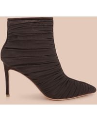 L'Agence - Fulton Mesh Bootie - Lyst