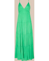 L'Agence - Lua Tiered Maxi Dress - Lyst