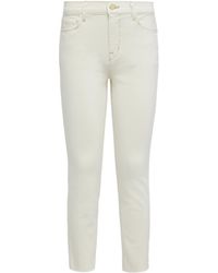 L'Agence - Sada Slim-Leg Cropped Jean - Lyst