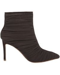 L'Agence - Fulton Mesh Bootie - Lyst