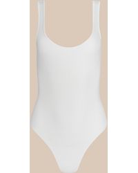 L'Agence - Nica Scoopneck Bodysuit - Lyst