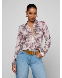 L'Agence - Laurent Blouse Top - Lyst