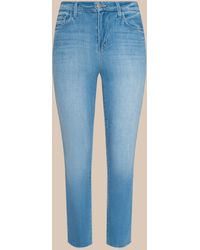 L'Agence - Sada Cropped Slim-Leg Jean - Lyst