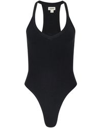 L'Agence - Wrenna Racerback Bodysuit - Lyst